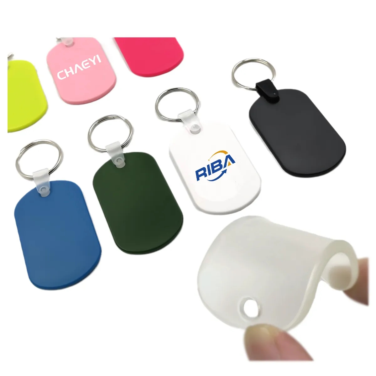 Custom Oval Shaped  Keychain 4