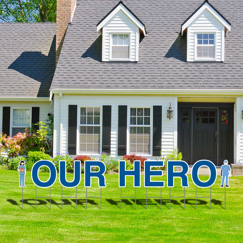 Our Hero Yard Letters 2
