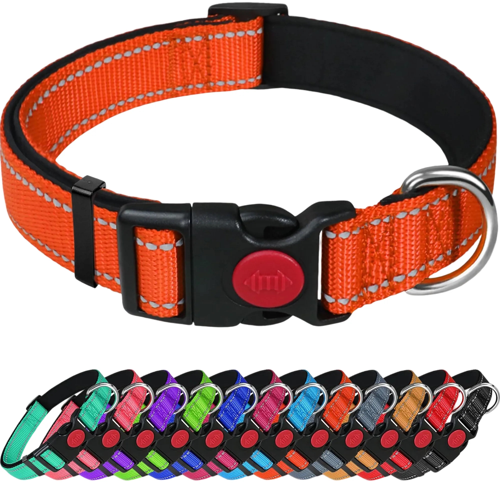 Reflective Dog Collar for Safety and Comfort 4