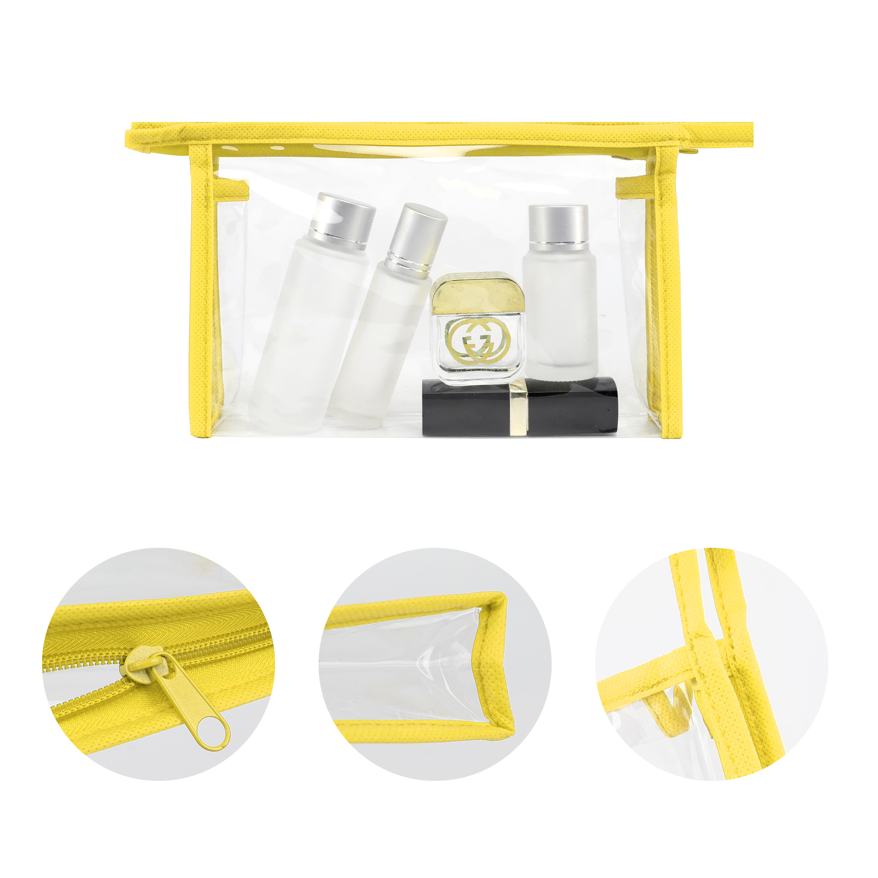 Clear Travel Security Toiletry Pouch 6