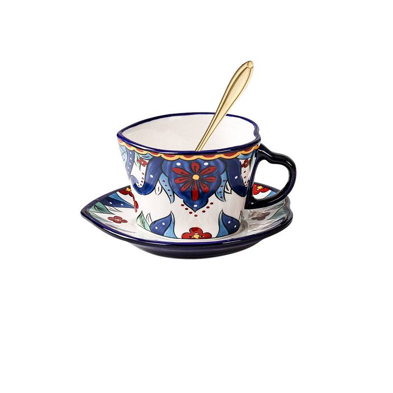Heart-Shaped Handle Mug Coffee Cup 8
