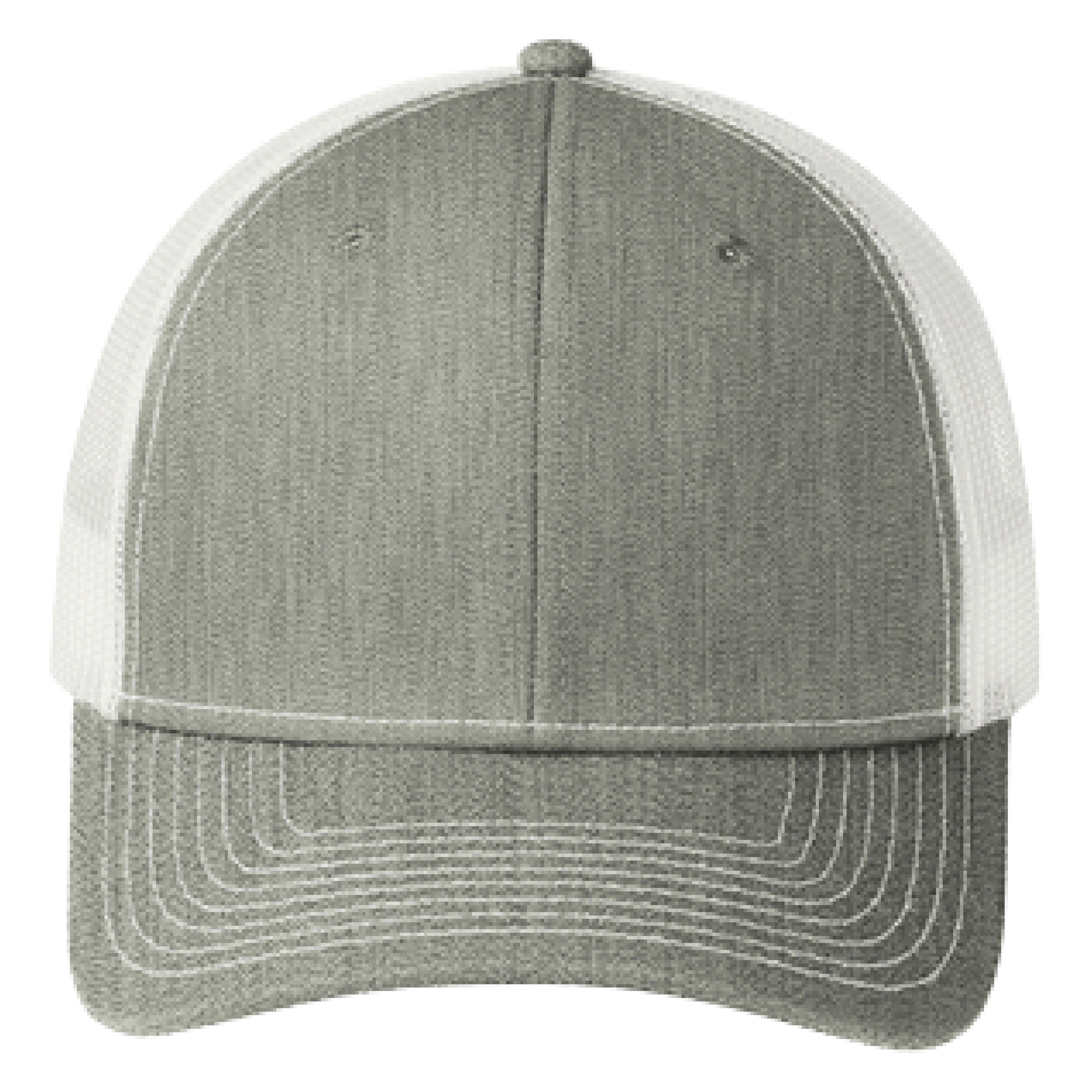 Port Authority C402 6-Panel Snapback Trucker Hat w/Leatherette Adhesive Patches or Embroidery 95