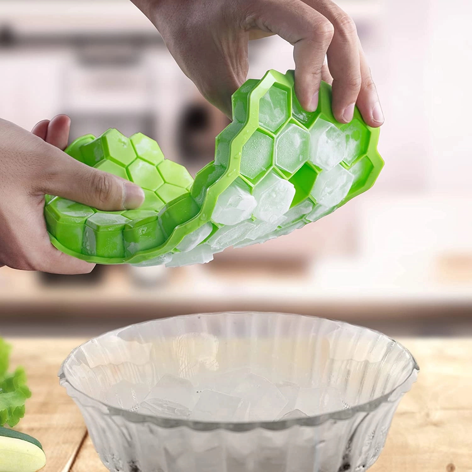 Honeycomb Silicone Ice Mould 5