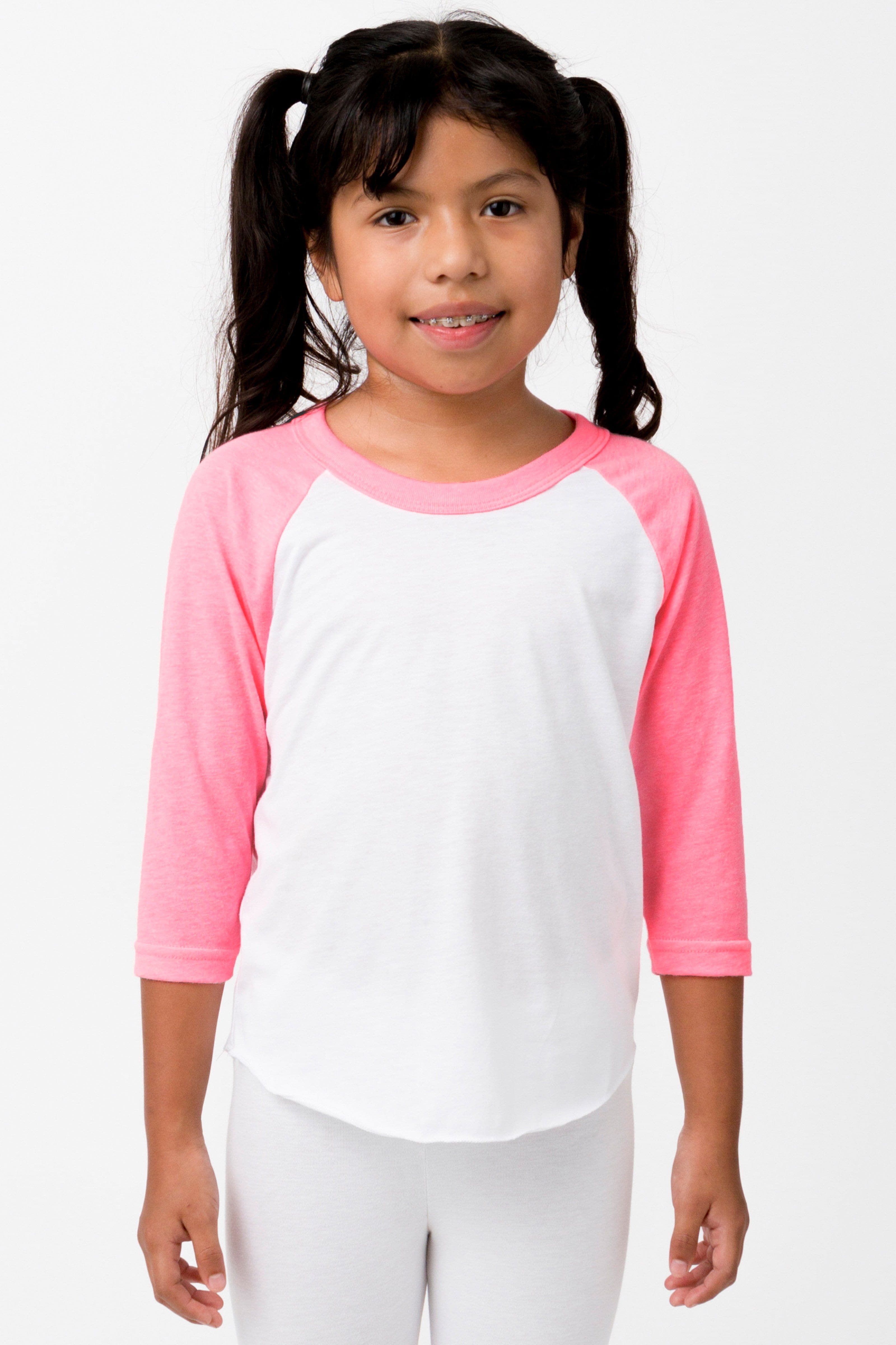 YOUTH 3/4 SLV PLY CTN RAGLAN 2