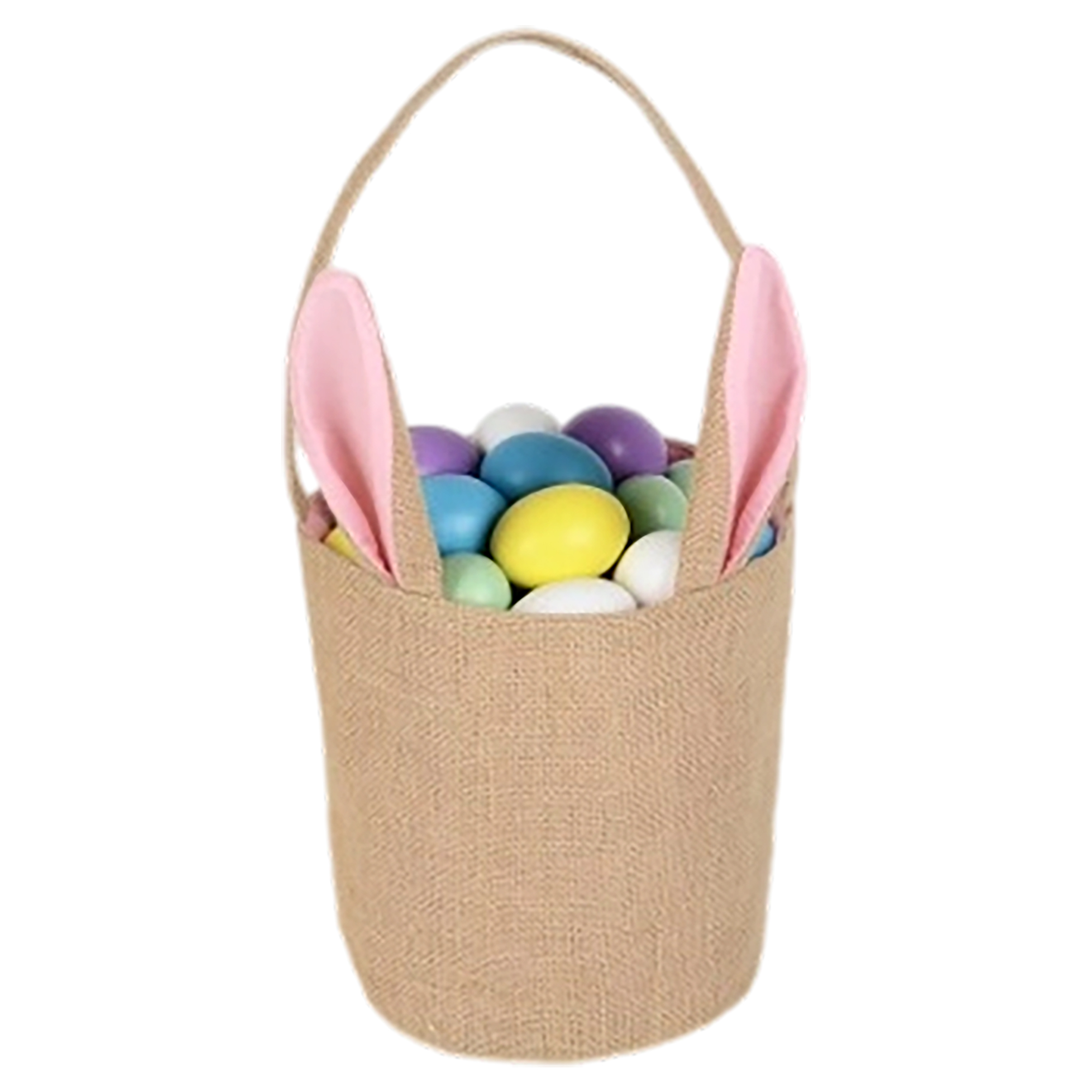 Jute Rabbit Ear Tote Bag 8.7" x 7.9" 8