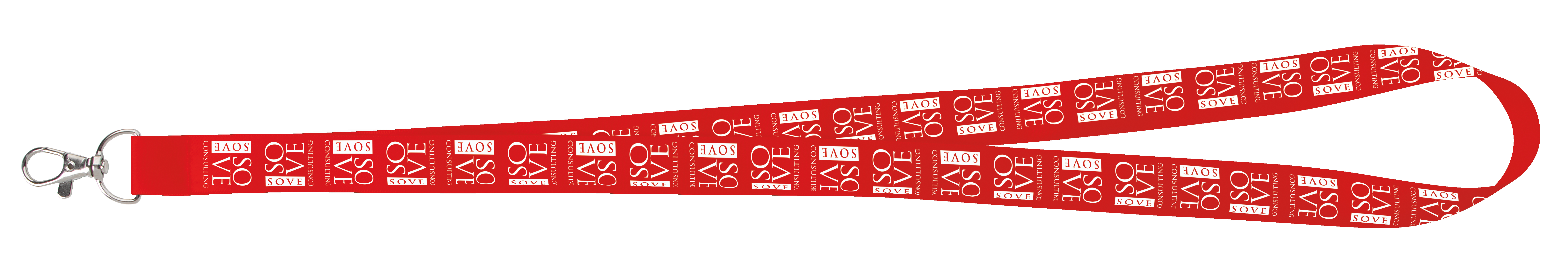 Universal Source® 3/4" Satin Screen Print Lanyard 12