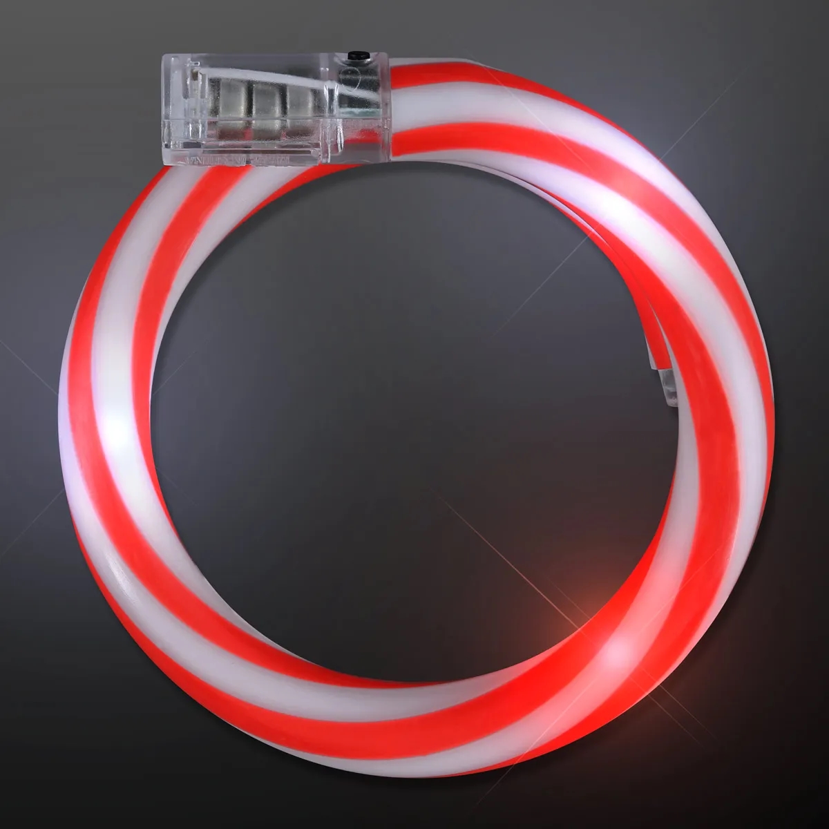 Flashing Christmas Candy Cane Bracelets 5