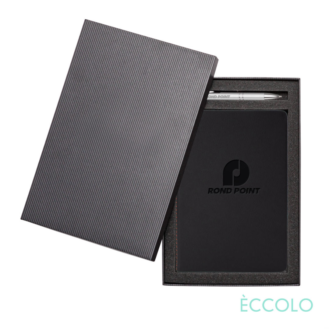 Eccolo® New Wave Journal/Clicker Pen Gift Set - (M)