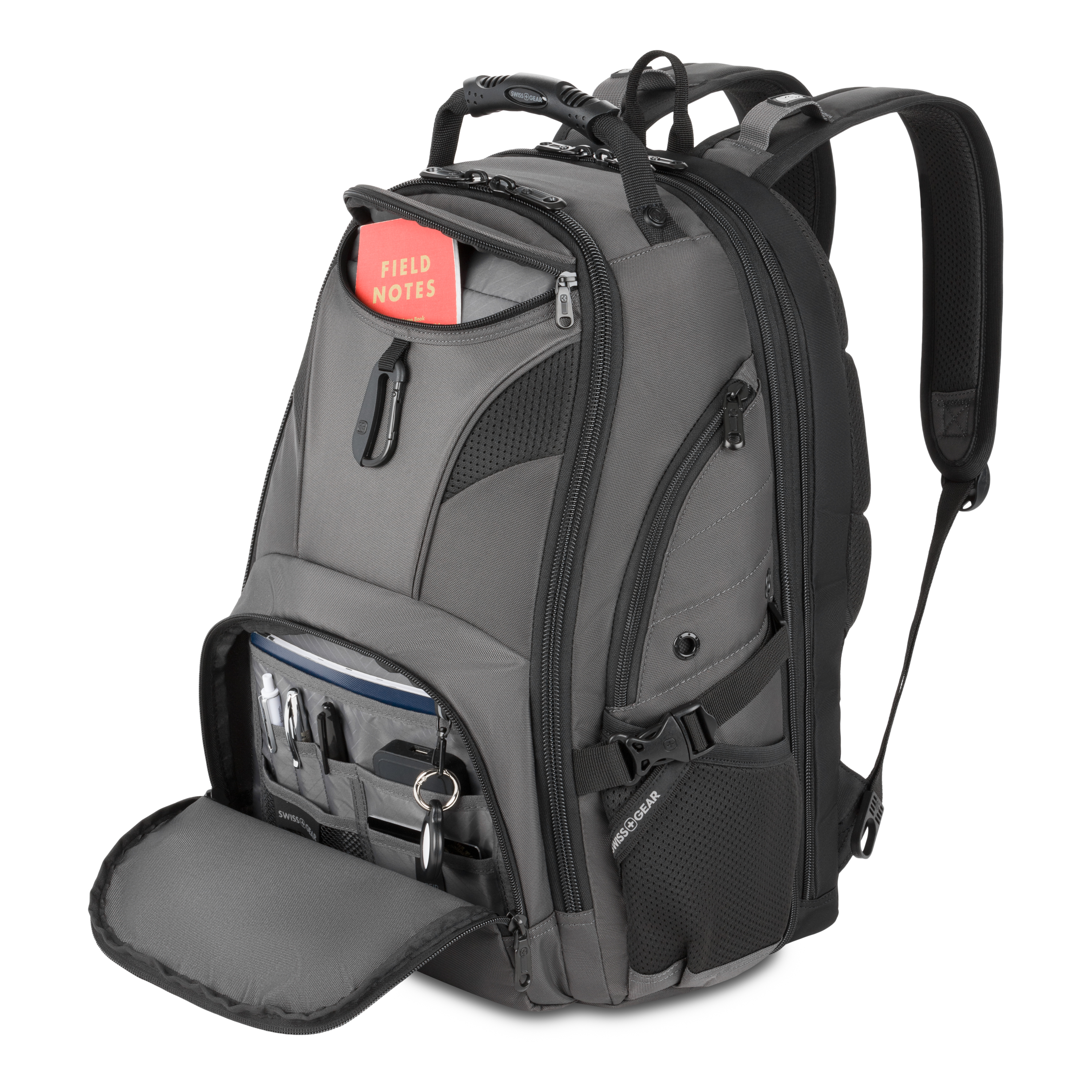 SWISSGEAR 5977 ScanSmart Dark Gray Laptop Backpack 16
