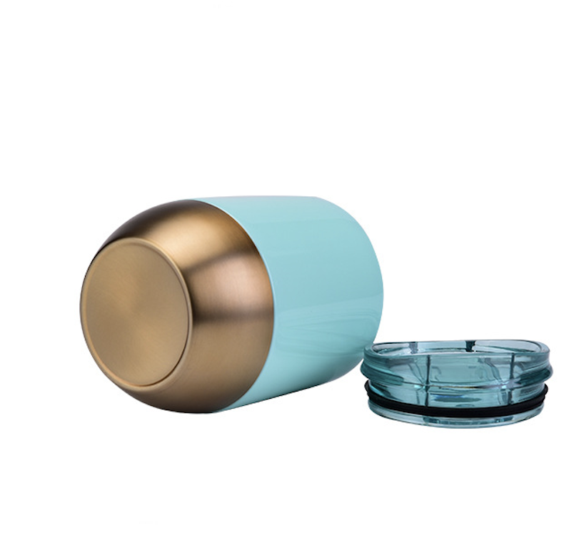 Wine Glass Coffee Mug Insulated Tumbler Cup 4