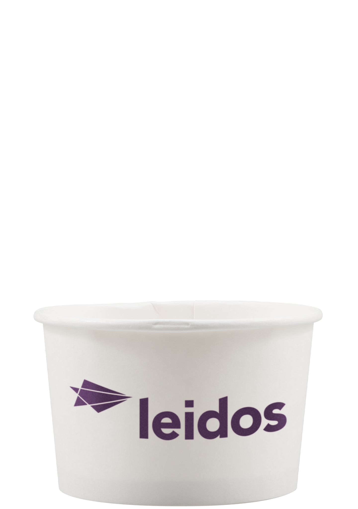 8 oz Food Container Paper White Tradition Print 3
