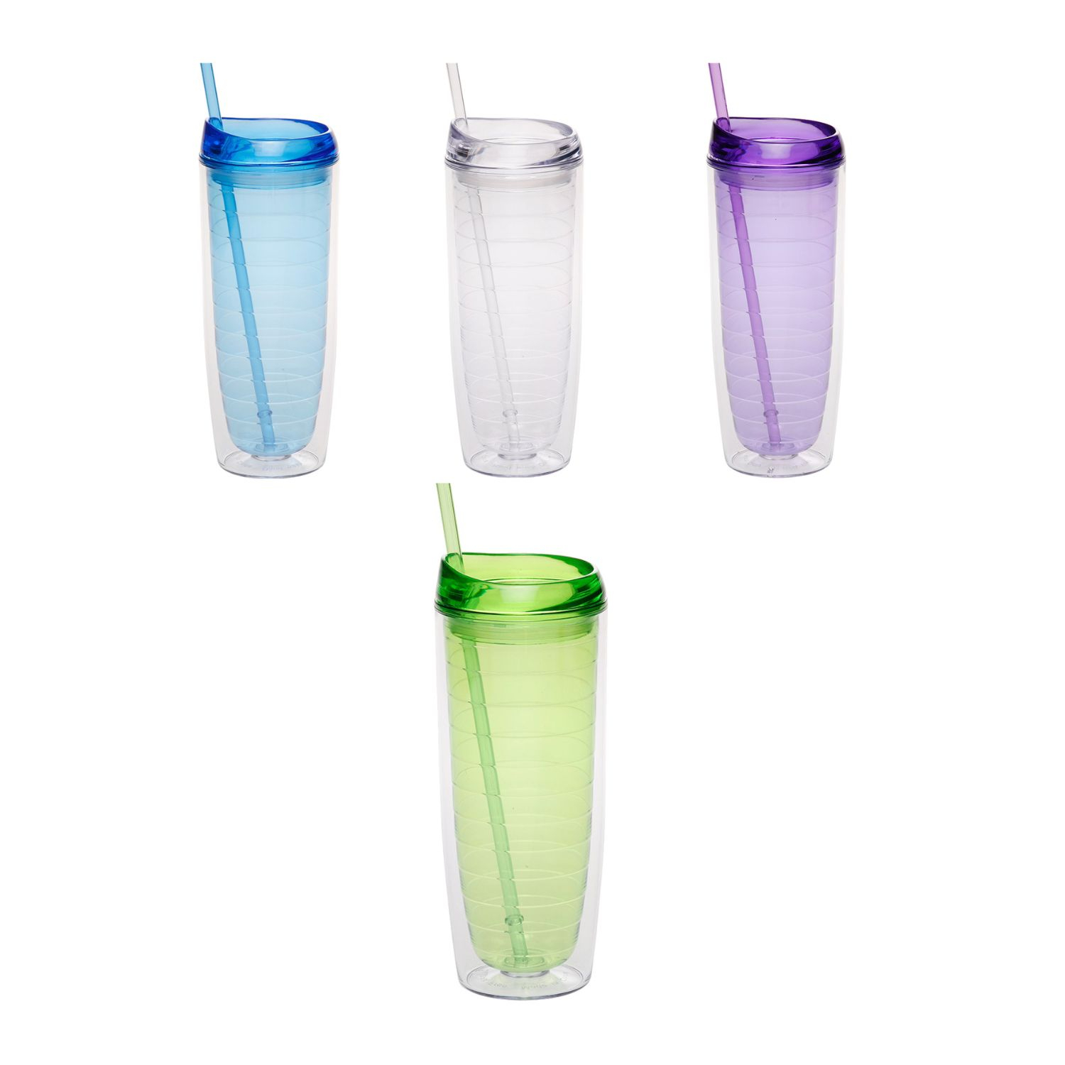 Tall Colorful Double Wall Tumblers, 20 oz. 3