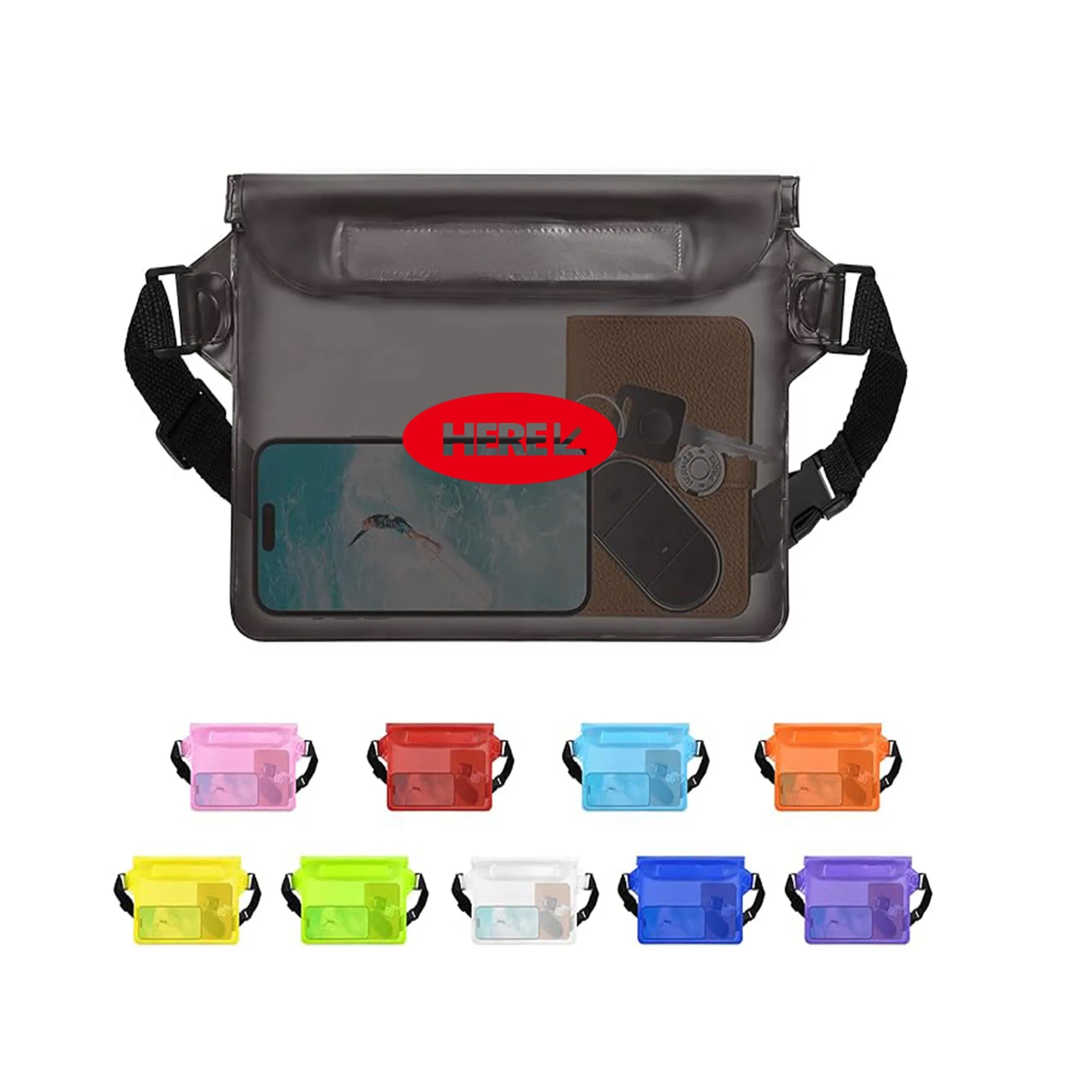 Waterproof Pouch for Phone Passport Wallet Purse Touchscreen