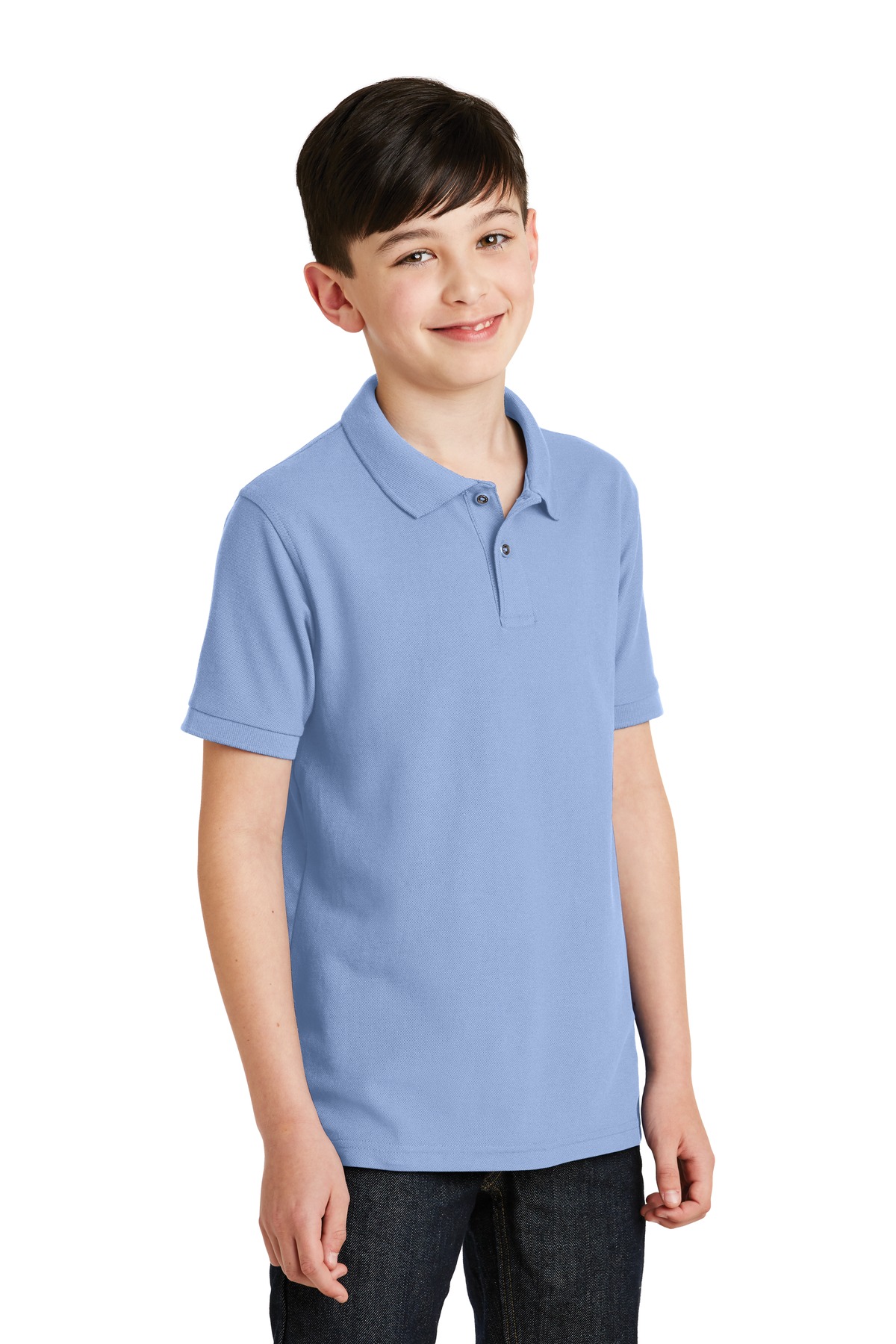Port Authority® Youth Silk Touch Polo 10