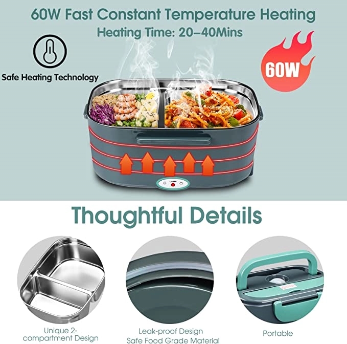 Portable Heated Lunch Box 5