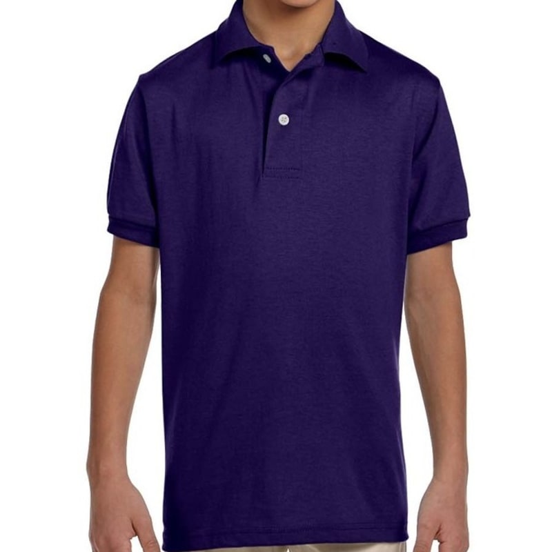 Jerzees Youth 5.6 Oz., 50/50 Jersey Polo With SpotShield™ 6