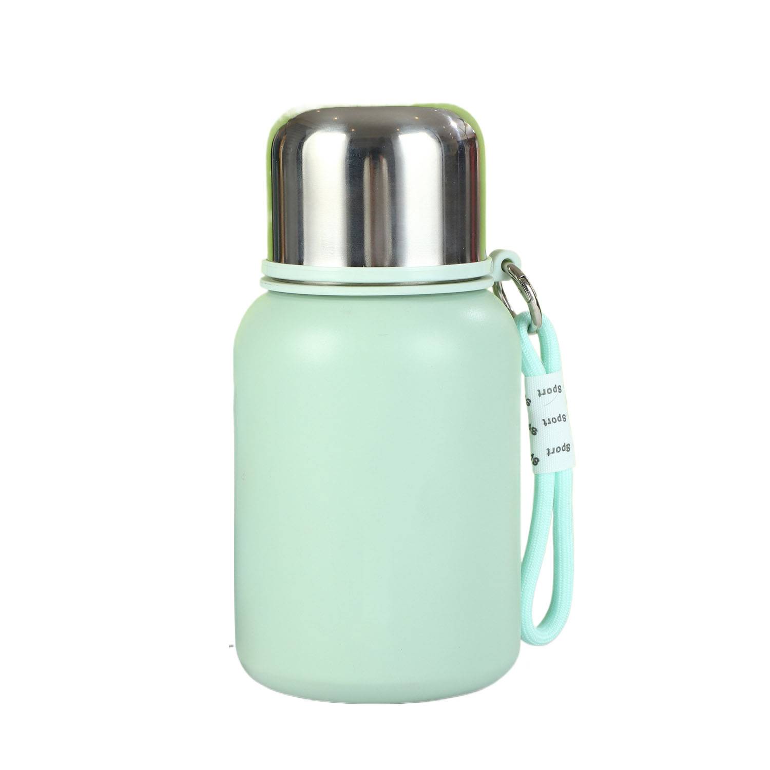 16oz Portable Stainless Steel Insulated Bottle w/ Strap 8