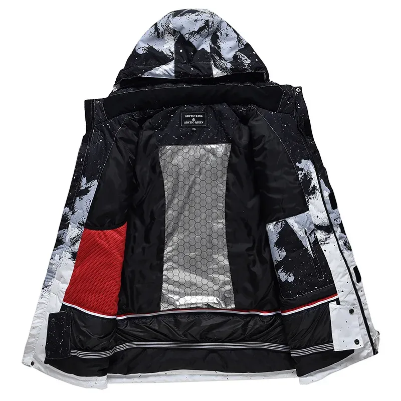 Winter Waterproof Snowboarding Suit Set 4