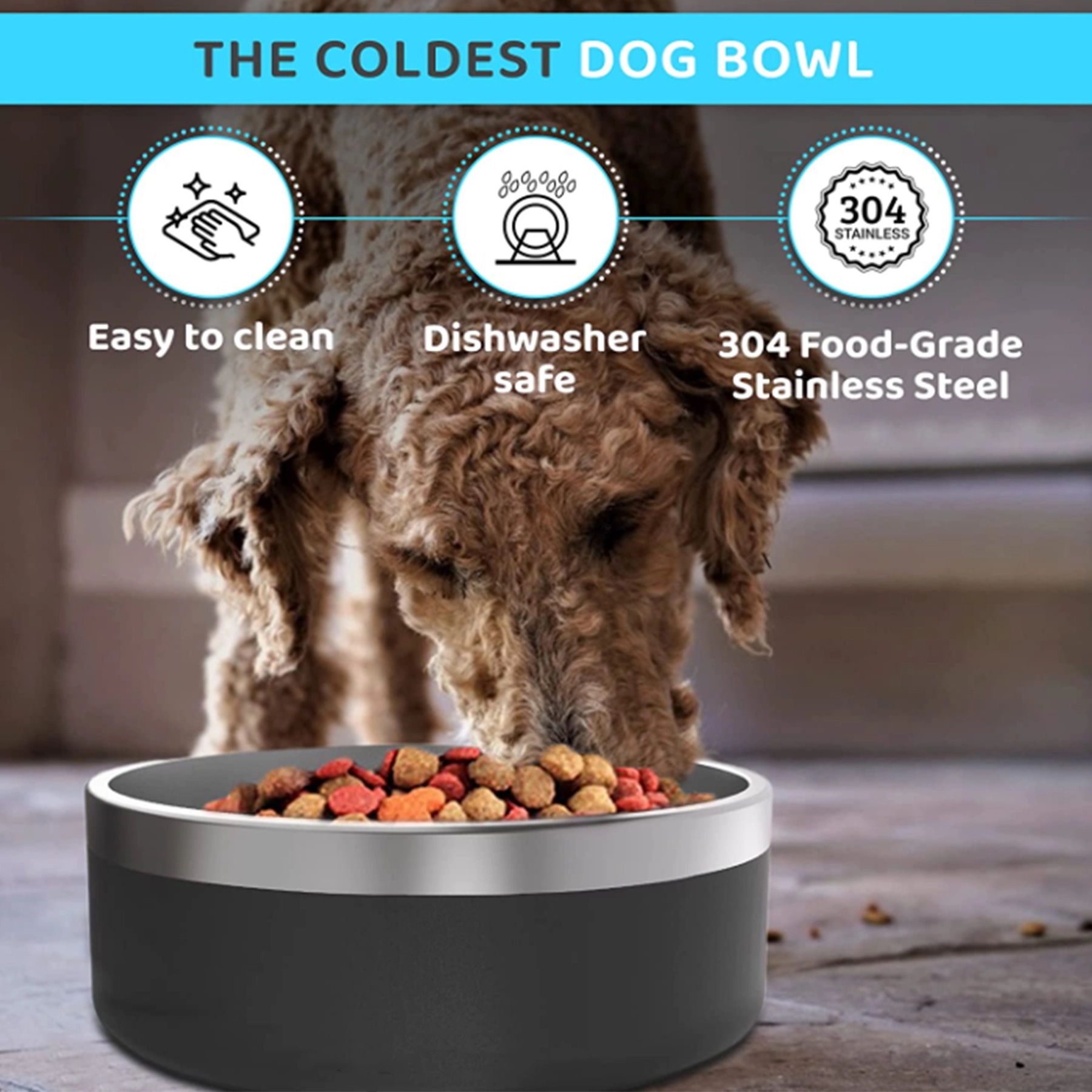 32Oz Coldest Dog Bowl 4