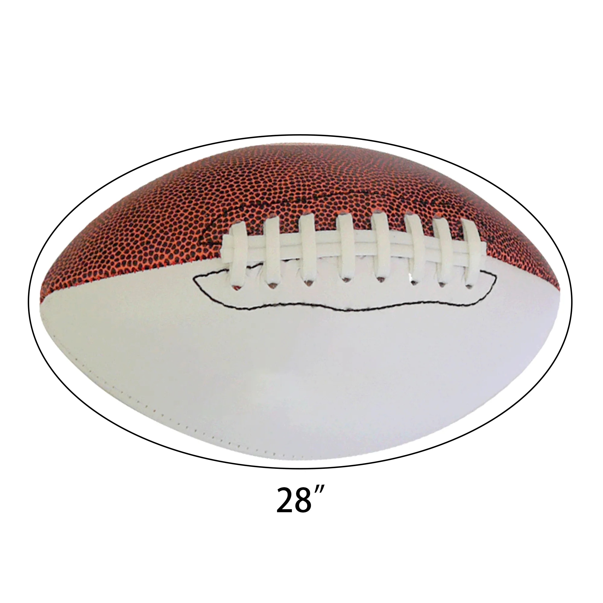 Costom 9# Durable Waterproof Youth Training Rugby Ball 2
