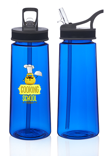 22 oz. Sports Water Bottles with Straw 14
