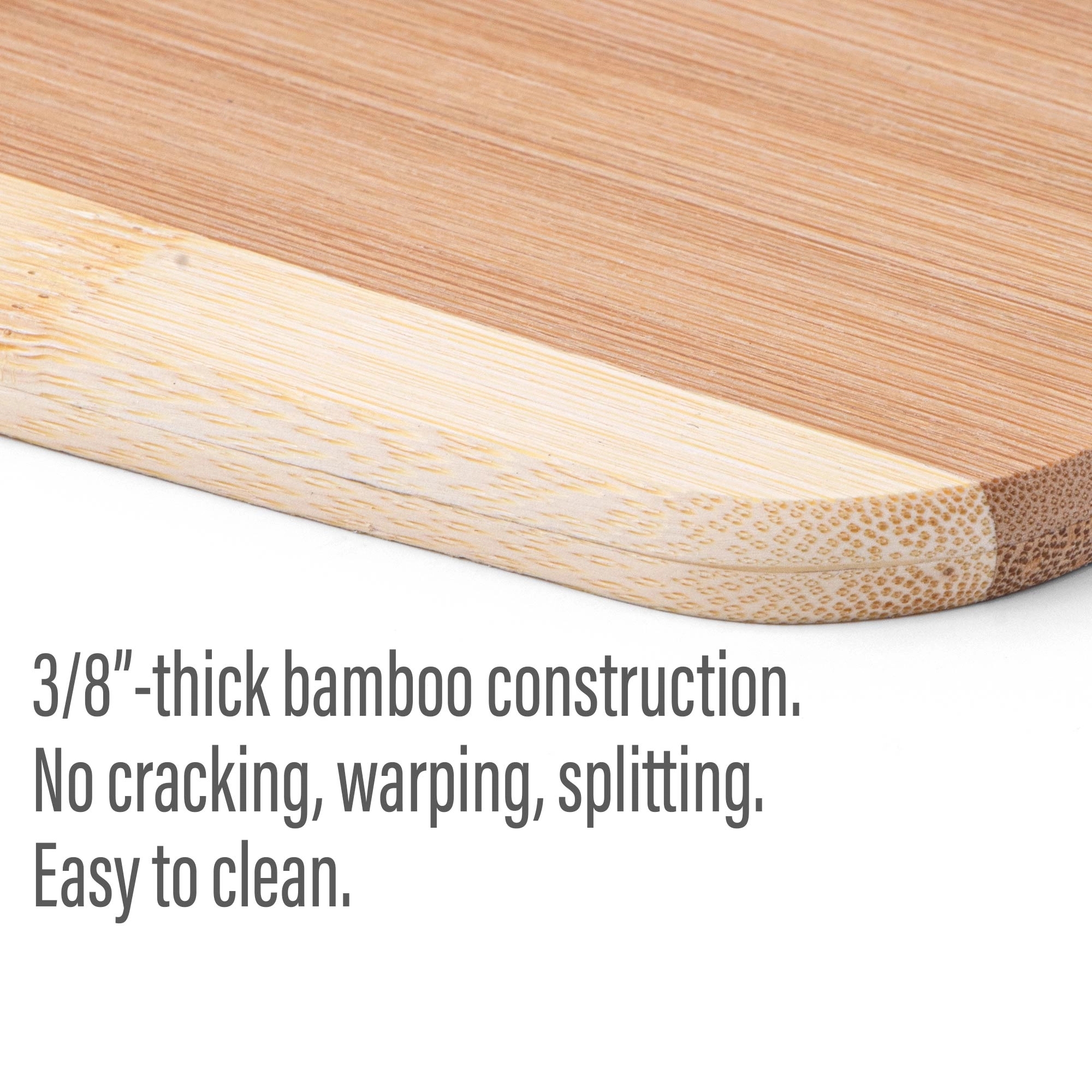 The Gosford 11-Inch Two-Tone Bamboo Cutting Board 7