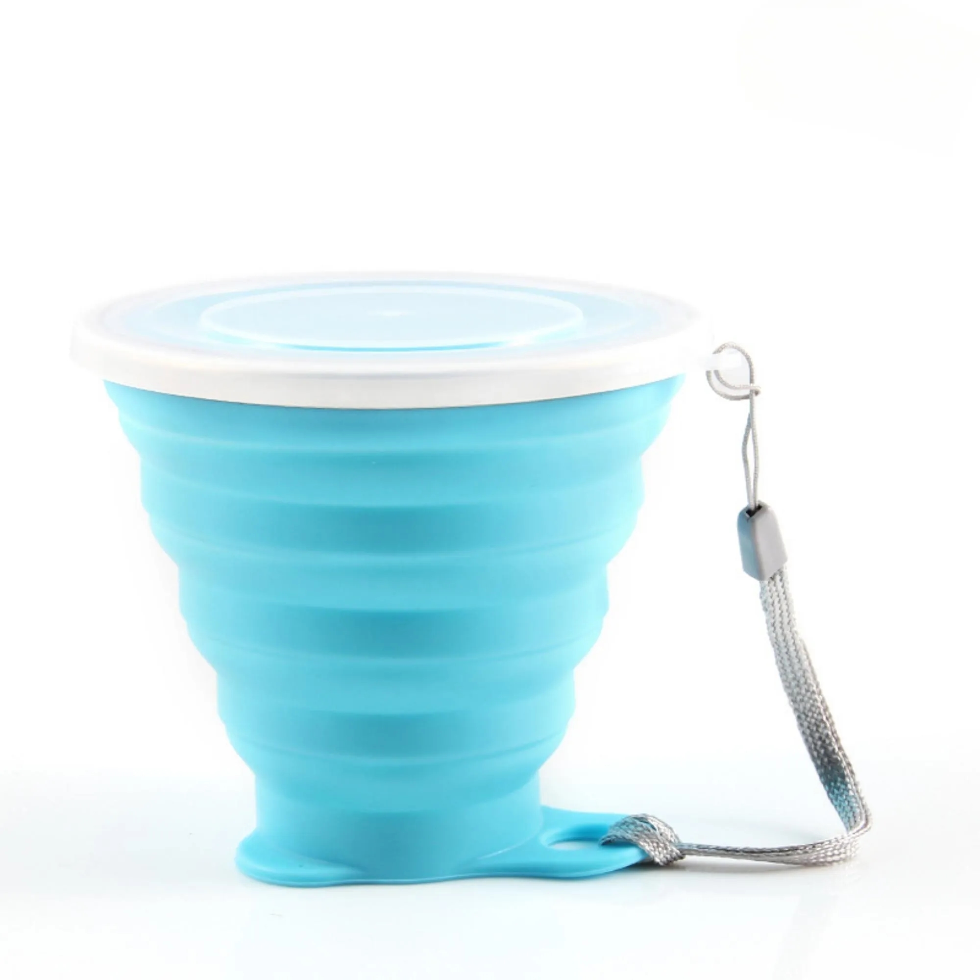 9oz Silicone Collapsible Travel Water Cup MOQ20 16