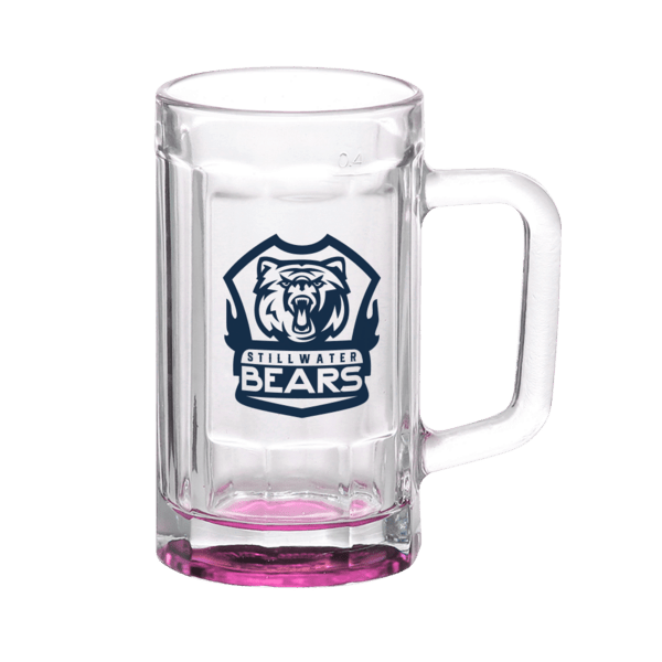 Chug 15 oz. Sports Fan Glass Beer Mug 46
