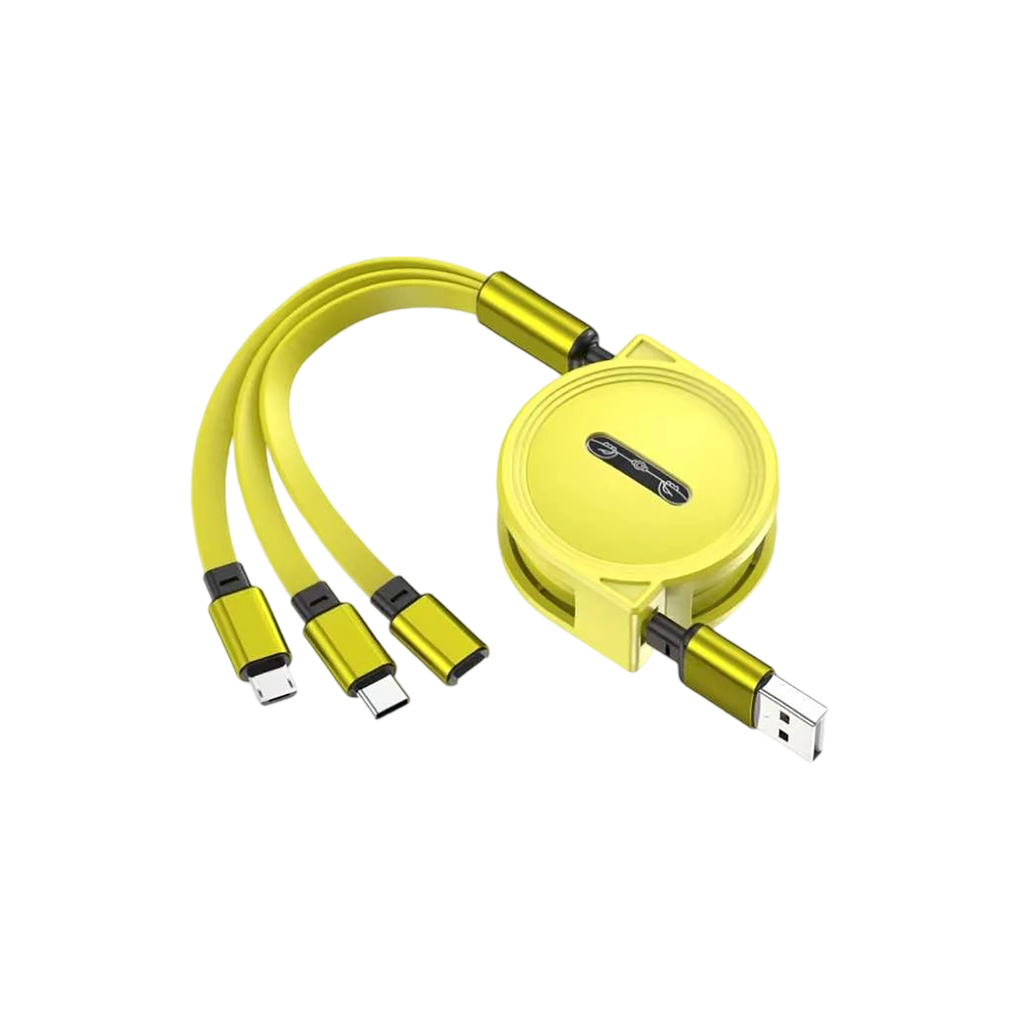 Retractable Multi Connector Charging Cable 3 in1 Design 9