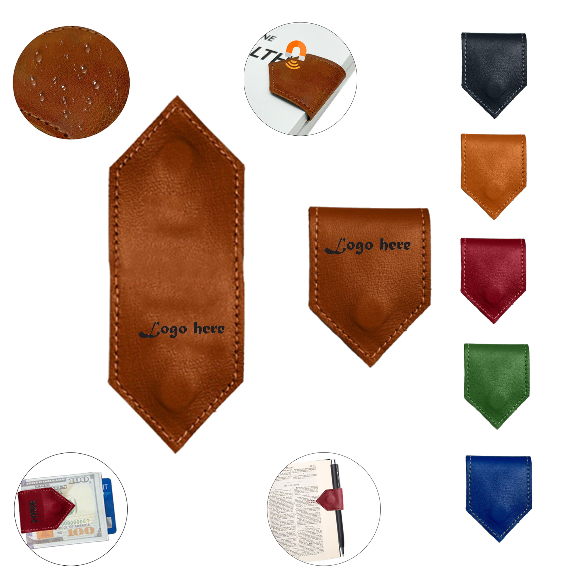 Multifunctional Magnetic Bookmark Money Clip MOQ 50 2