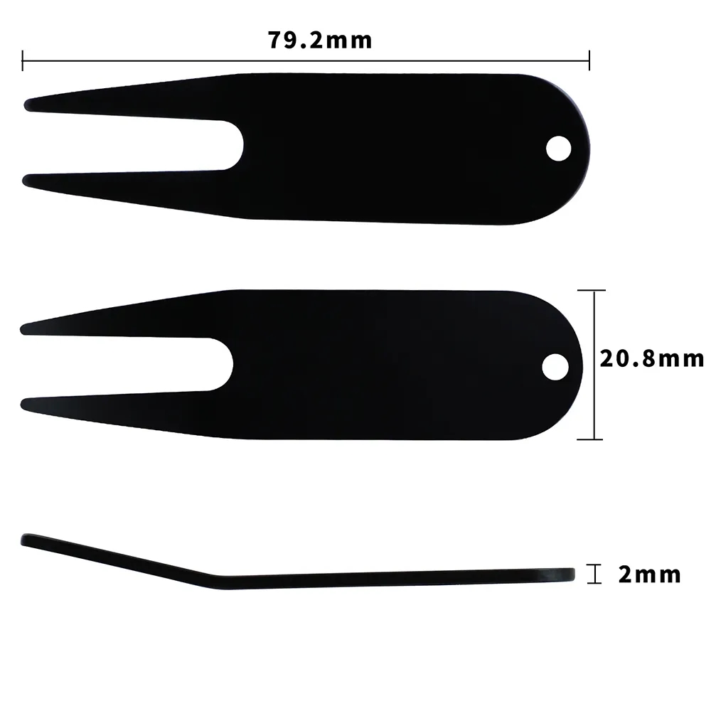 Metal Bent Divot Tool 6