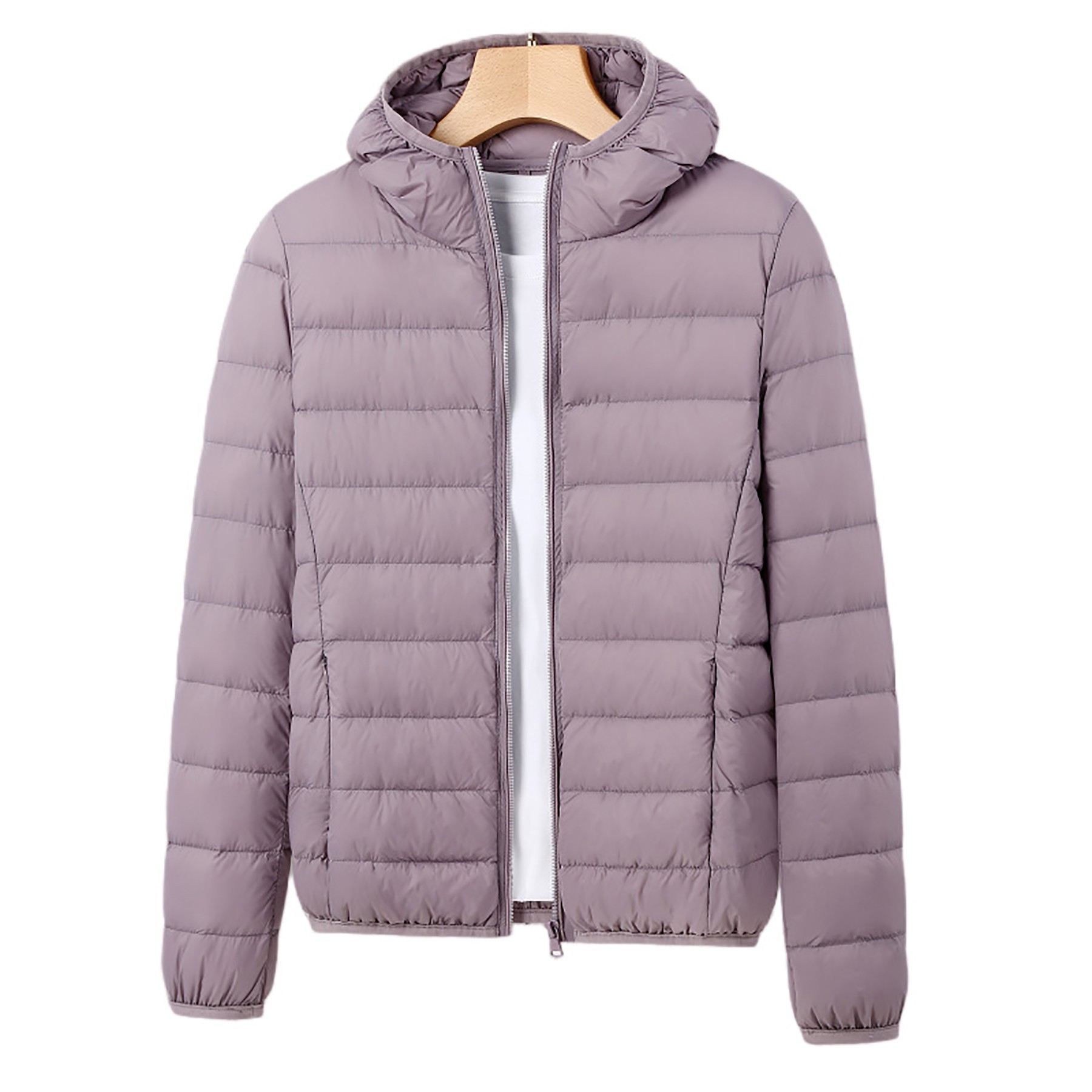 Women Hooded Short Down Jacket 2