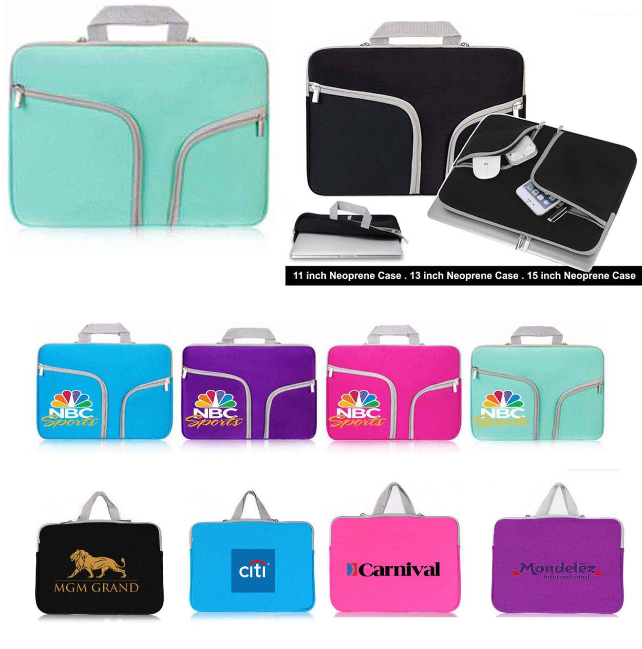 iBank ® 15" Neoprene Case compatible with MacBook Air 15 2025,2024,2023 1