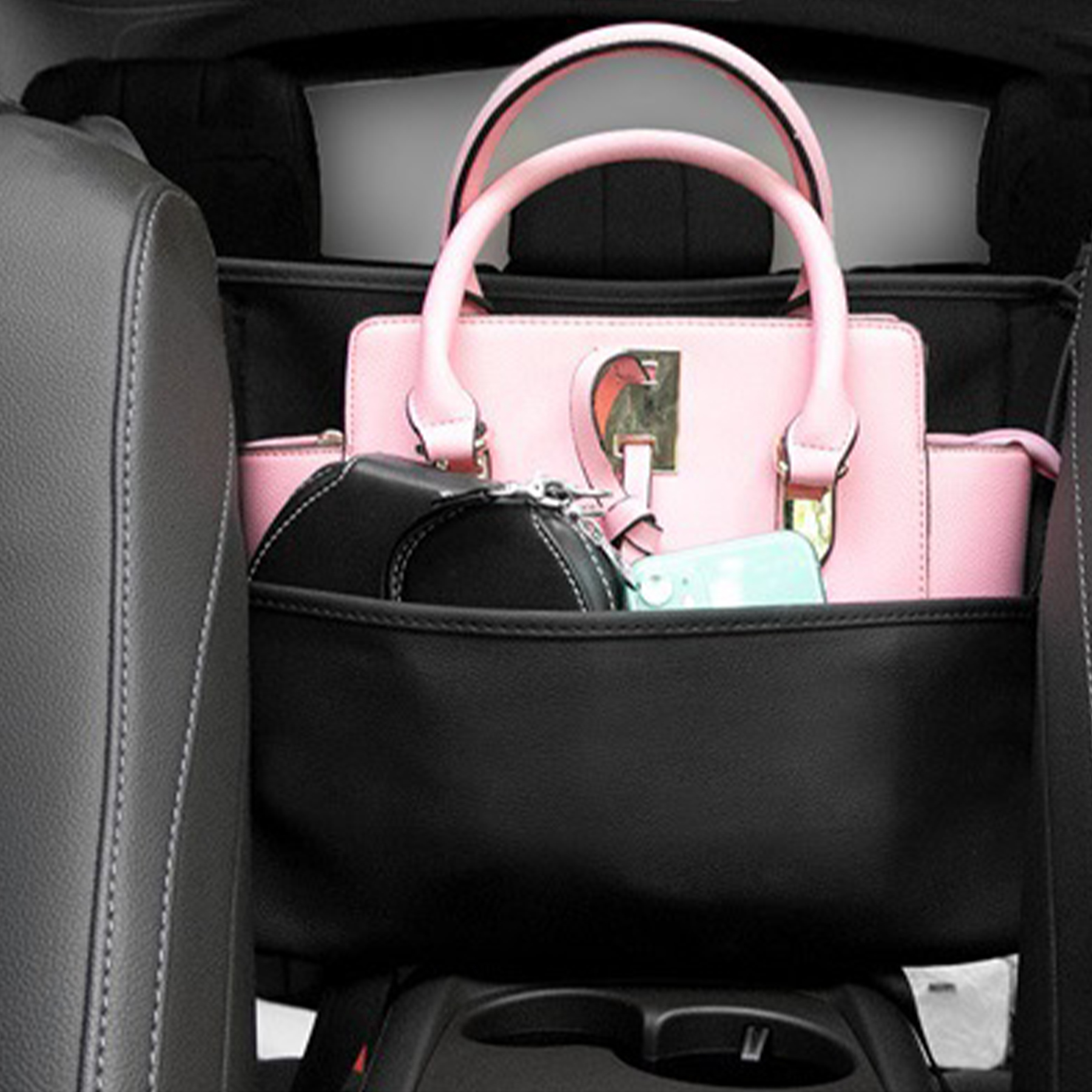 PU Car Backseat Storage Organizer 4