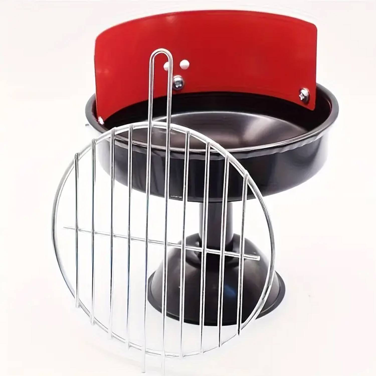 Creative Barbecue Grill Shaped Metal Ashtray 1