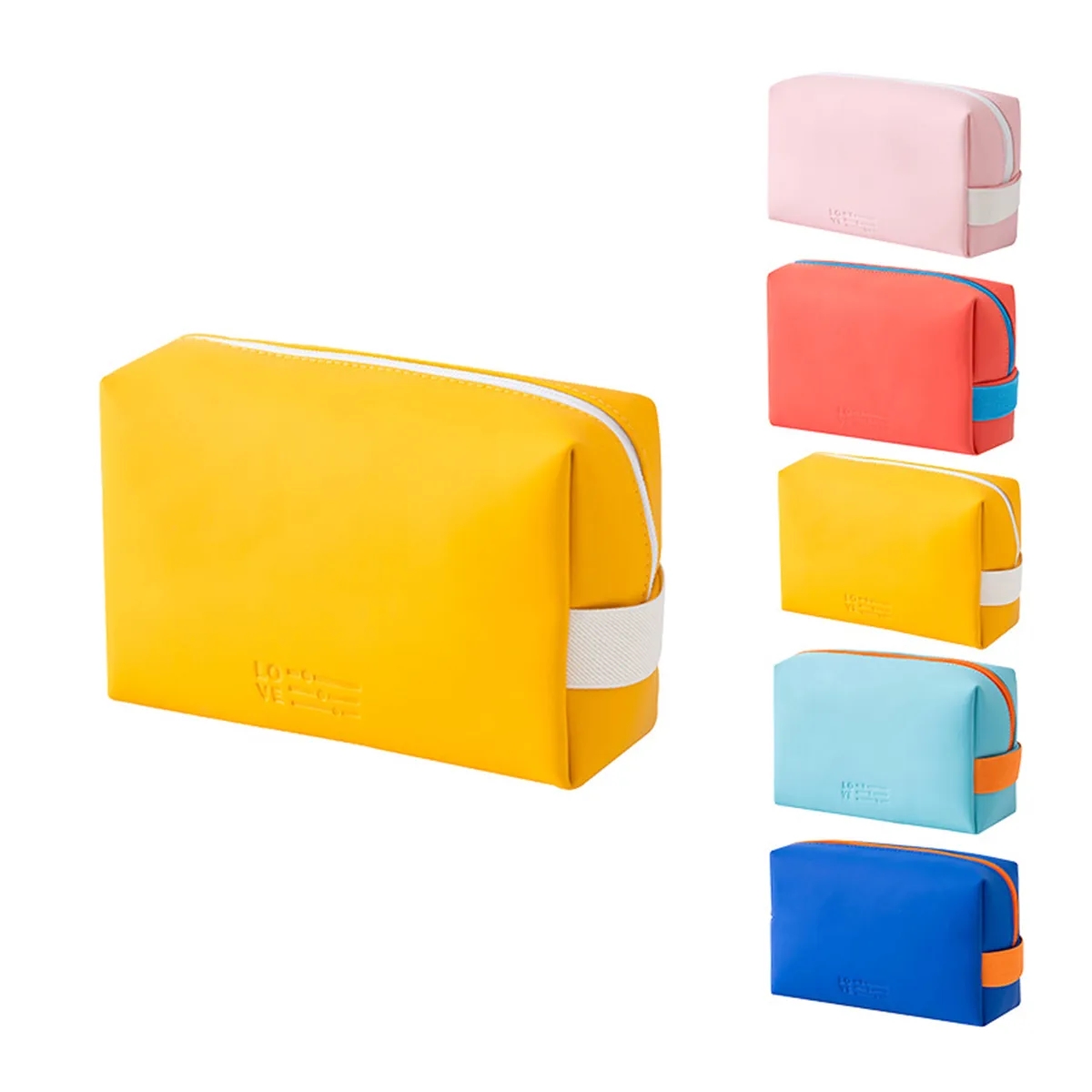 Make Up Cosmetic Bag PU Waterproof Organizer Pouch Women 2