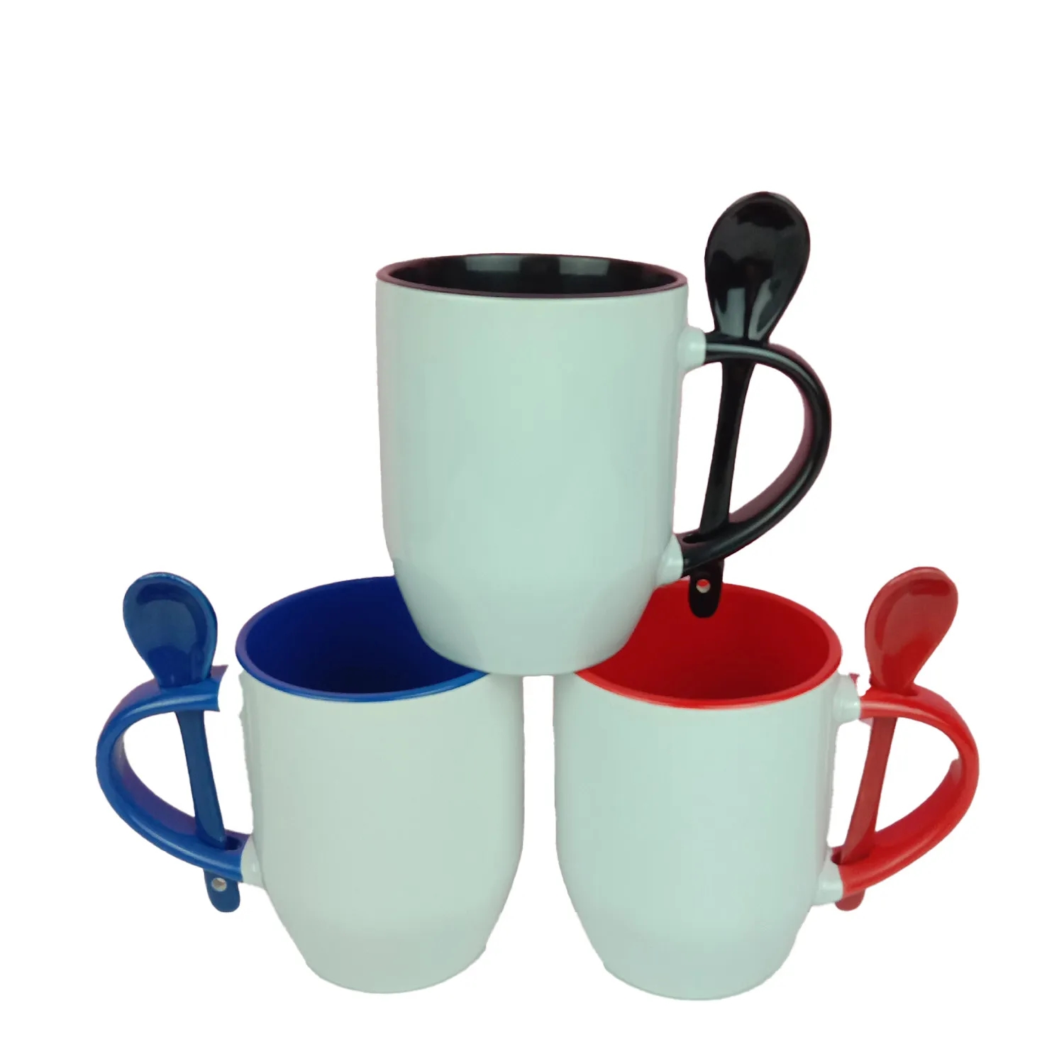 Coffee Mugs With Spoons 2