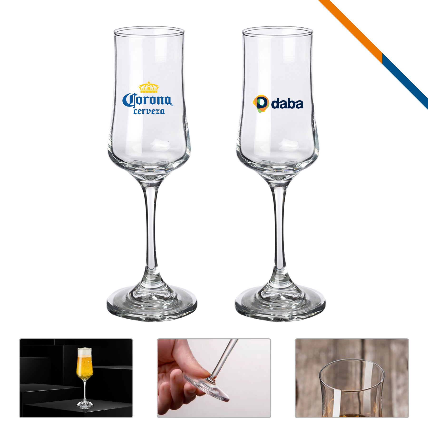 Ronia Champagne Glasses - 6 OZ. 5