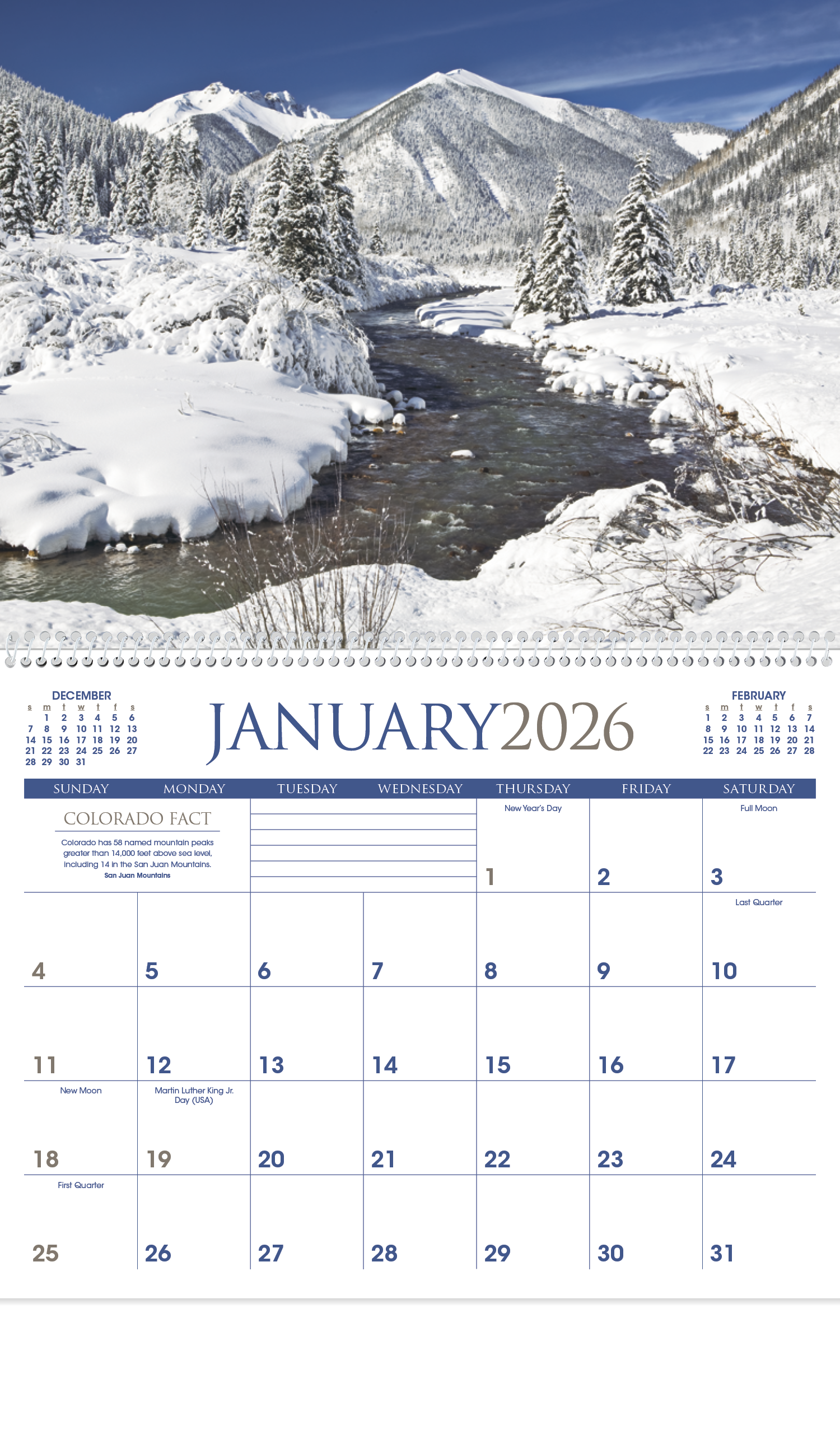 Triumph® Calendars Colorado Calendar 33