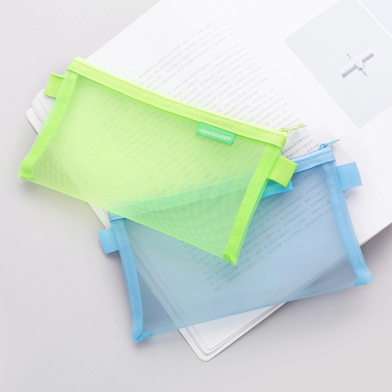Transparent Mesh Pencil Bag 6