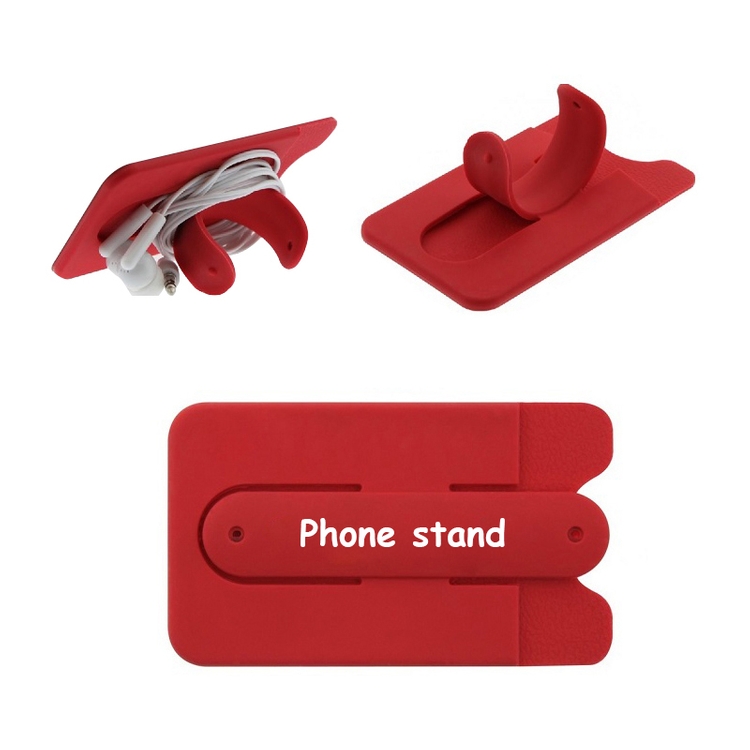Silicone Wallet With Phone Stand 1