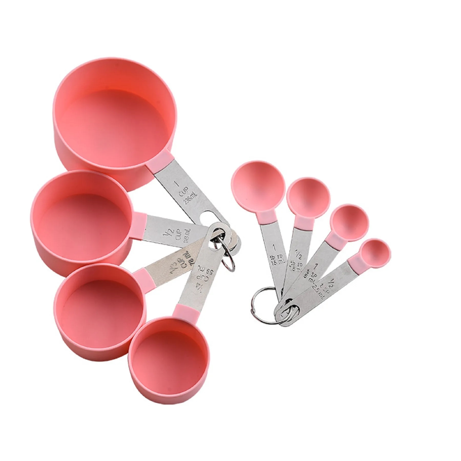 8 Measuring Cups with Spoons Set 7