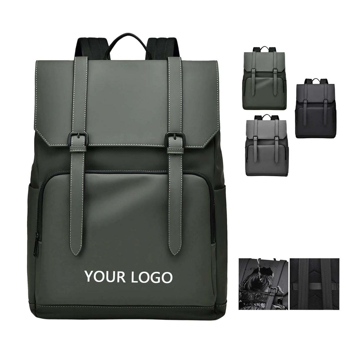 Water Resistant Laptop Bag with Multi Pocket Design 2