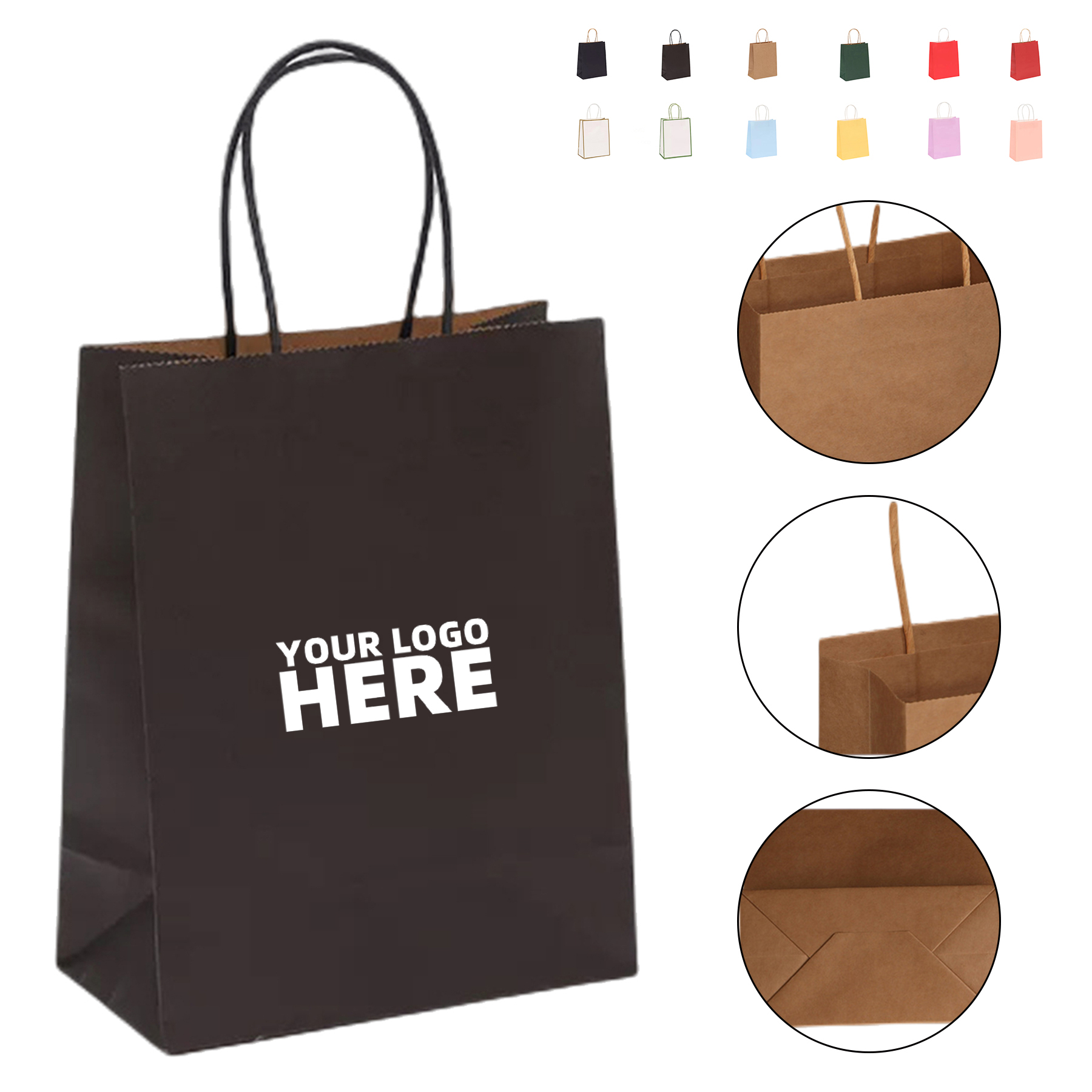 Kraft Bags with Handles 2