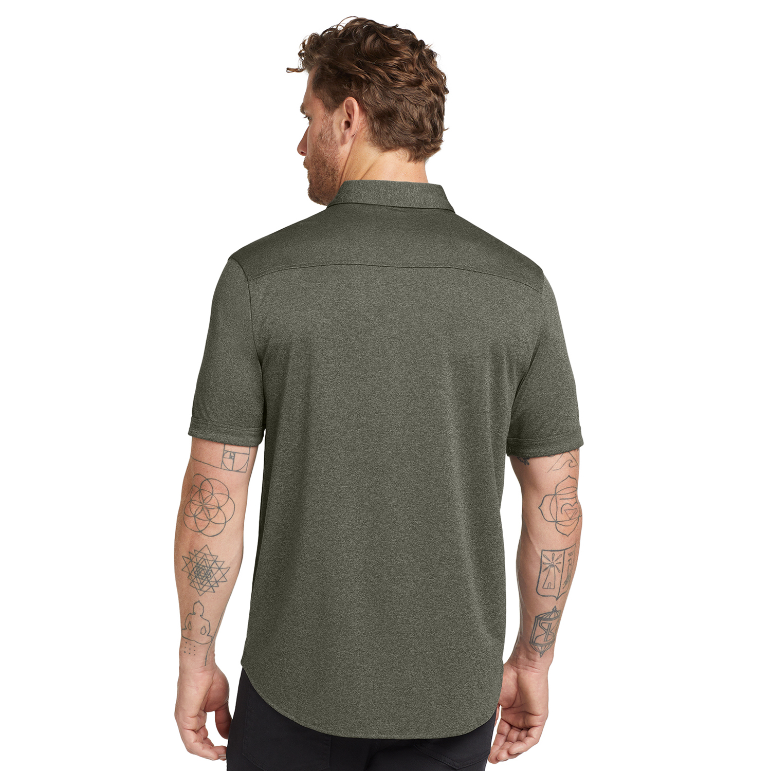 OGIO® Men's Full-Button Polo 4