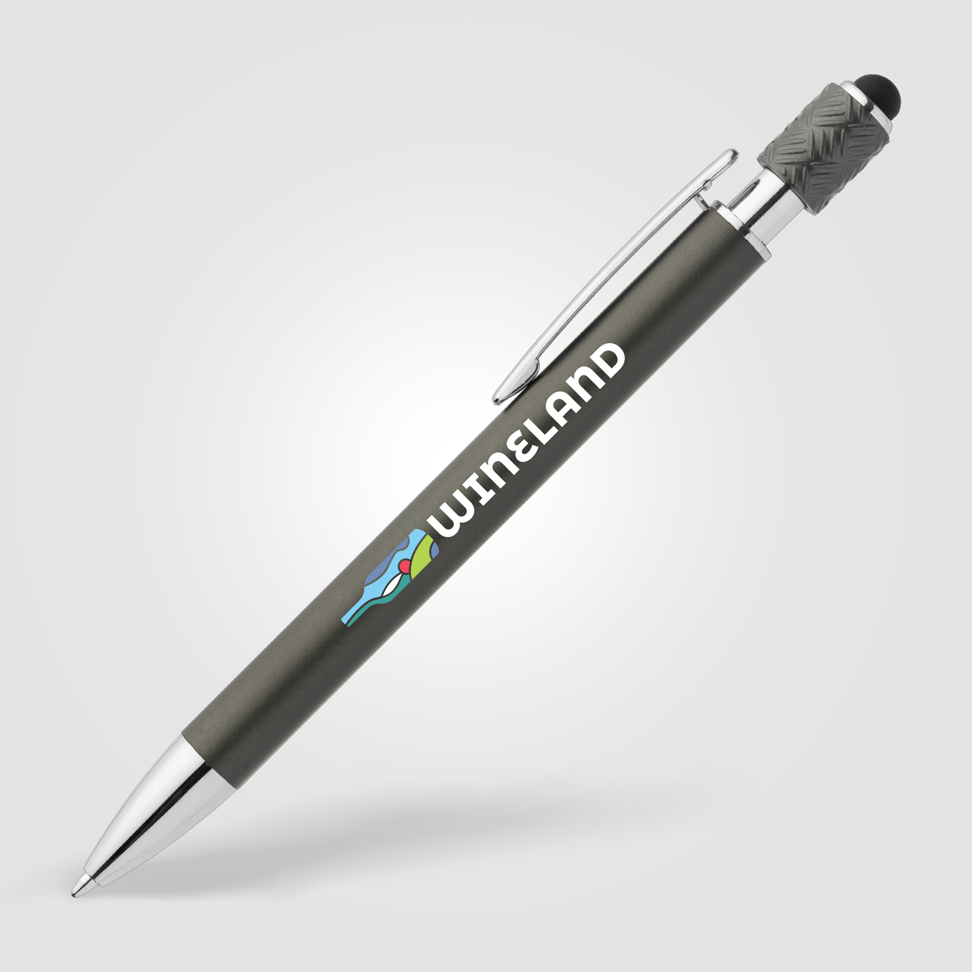 Wave Aluminum Spinner Stylus Pen 23