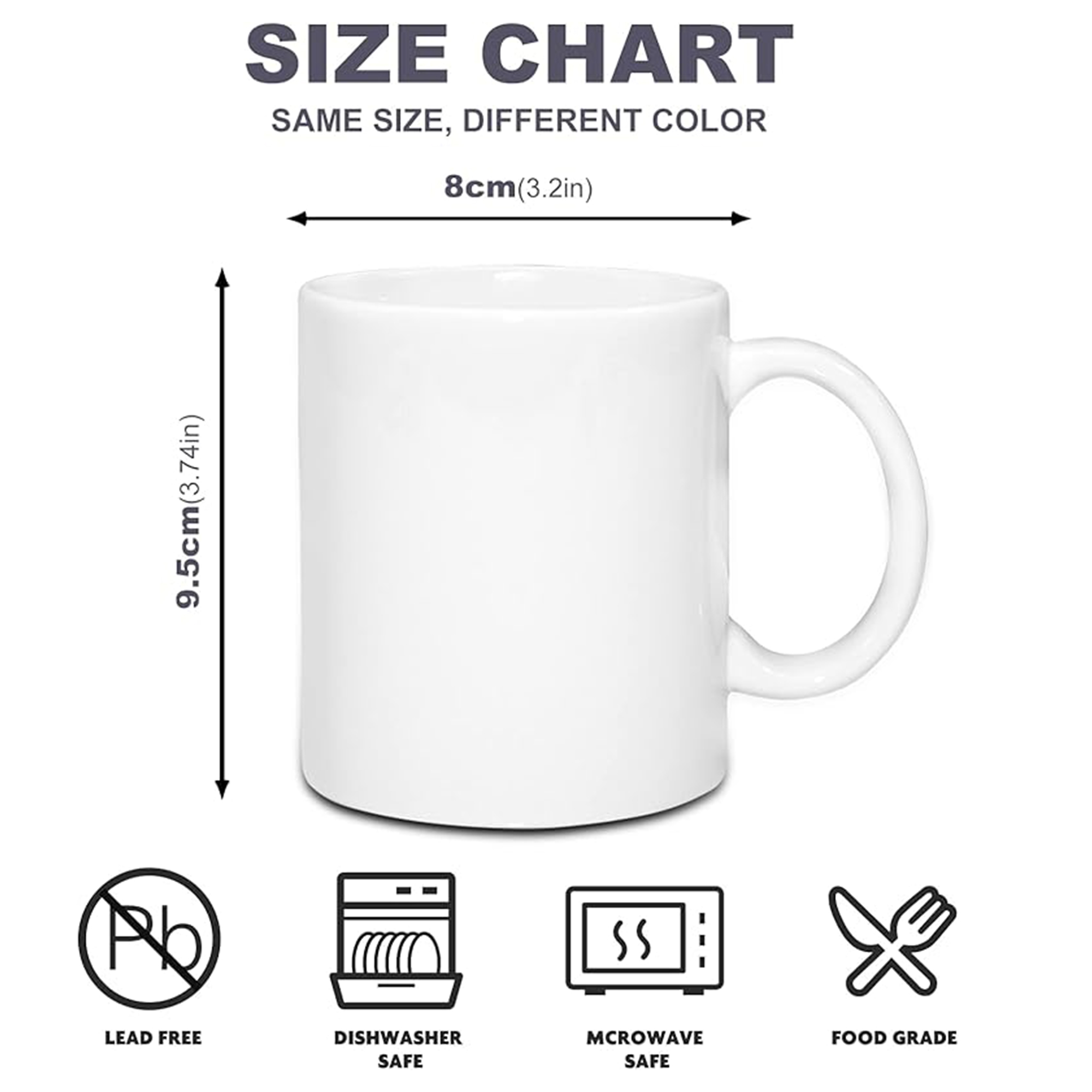 MOQ 50 Coffee Mug Ceramic Cup 11oz 2