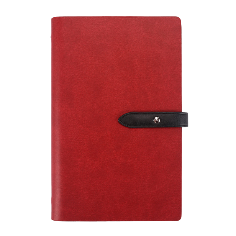 PU Leather A6 Business Travel Journal Binder Notebook 3