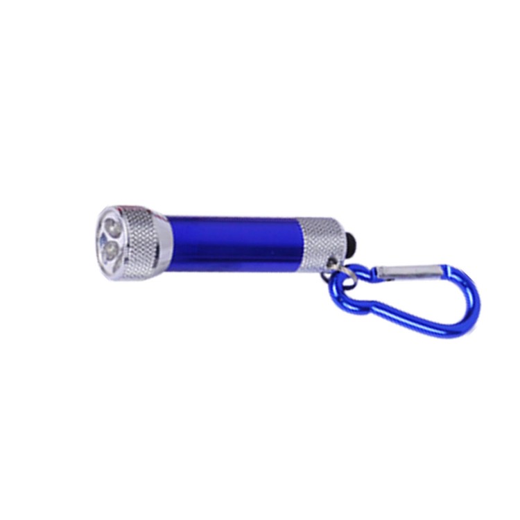 5 LED Metal flashlight with carabiner 10