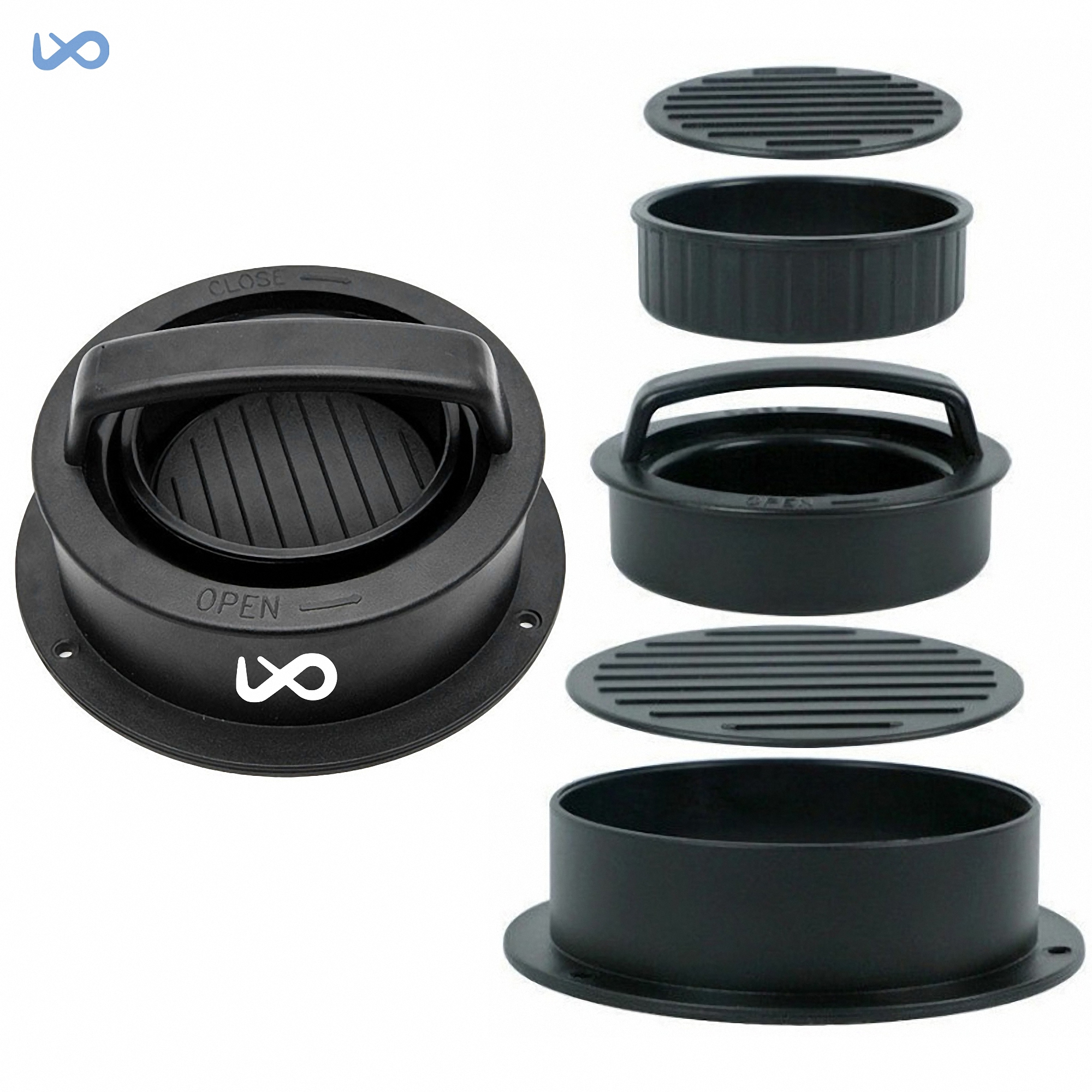 Adjustable Size Burger Patty Press 2